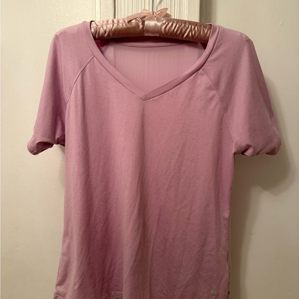 Fitted Lilac “Stretch the Rules” Short Sleeve Shirt